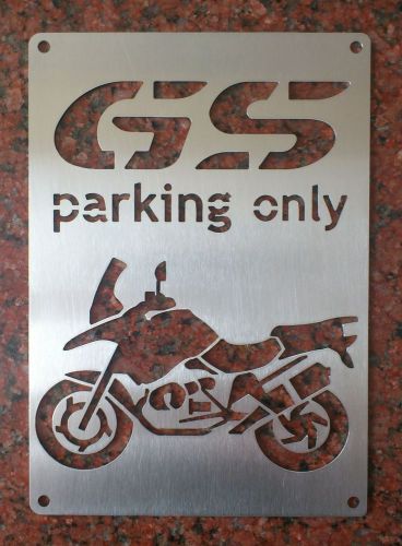 Bmw r1200gs parking plate sign park gift idea r 1200 gs