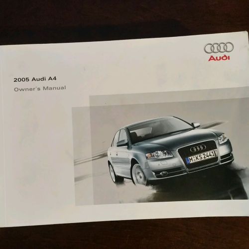 Audi a4 2005 owners manual