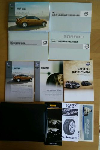 2013 volvo s60 complete car owners manual hand book books guide case #400