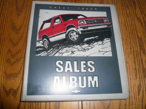 1984 chevrolet truck values pickup van suburban el camino sales binder