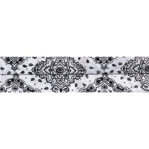 White zan headgear paisley cooldanna