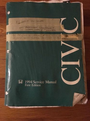 1994 honda civic factory service manual