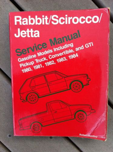 Rabbit/scirocco/jetta service manual