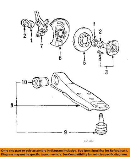 Mitsubishi oem 84-88 tredia front brake-rotor mb316677