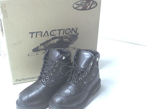 Joe rocket womens size us 5 black orbit ladies motorcycle rider street boots