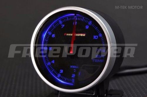 Exhaust temperature gauge/meter ℃ 60 mm freepower angel eye(black face)