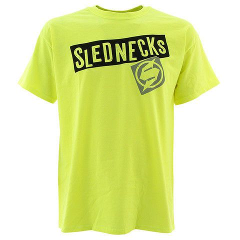 Slednecks roll tape mens short sleeve t-shirt limon yellow/black