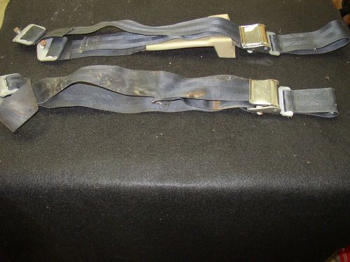 1967-1973 mercedes w108 w109 250 280 300 s se front seat belt set - nice!