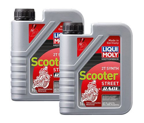 Liqui moly 2t synth scooter street race (2 liters) 1053 engine oil