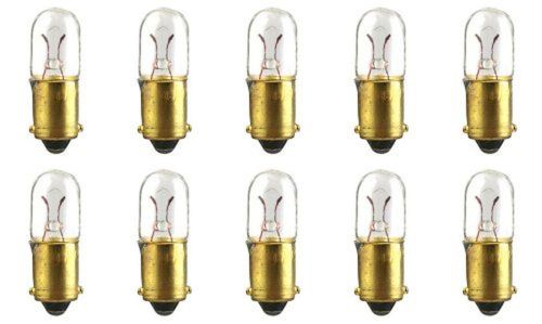 Cec industries #755 bulbs 6.3 v 0.945 w ba9s base t-3.25 shape (box of 10)