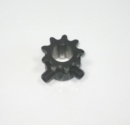 #35 9t 5/8 bore go kart mini bike torque converter sprocket with integral key.