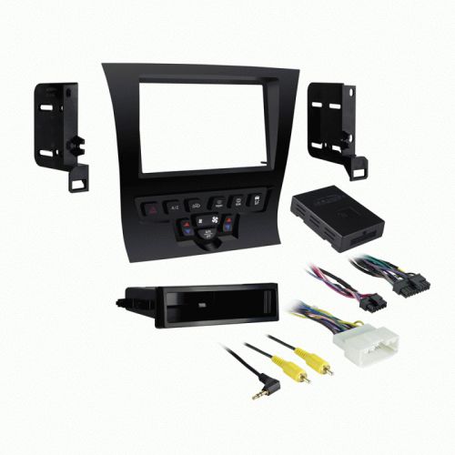 Metra 99-6525hg 2011-up chrysler 300 single/double din dash kit - gloss black