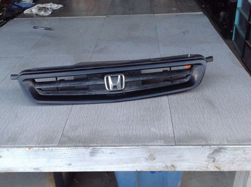 96 97 98 honda civic front grille oem grey gray coupe 2dr hatchback 3dr