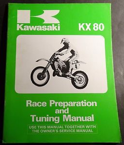 1986 kawasaki kx 80 motorcycle race,preparation &amp; tuning service manual (243)