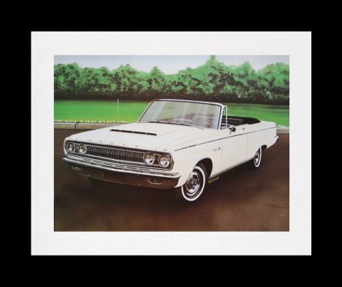 Coronet polara 500 440 convertible 1965 1966 1967 a990 426 hemi: dodge art print