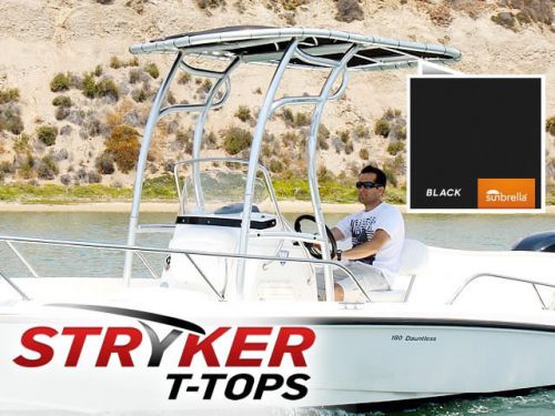 Stryker universal folding t-top center console boat ttop sg600 sunbrella black