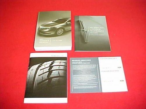 2013 lincoln mks original owners manual service guide book kit 13 glovebox oem