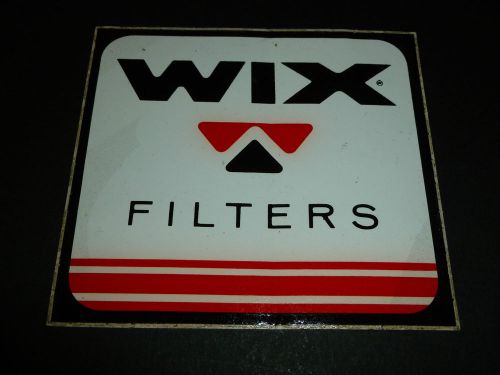 Wix filters old decal sticker original vintage 1980s