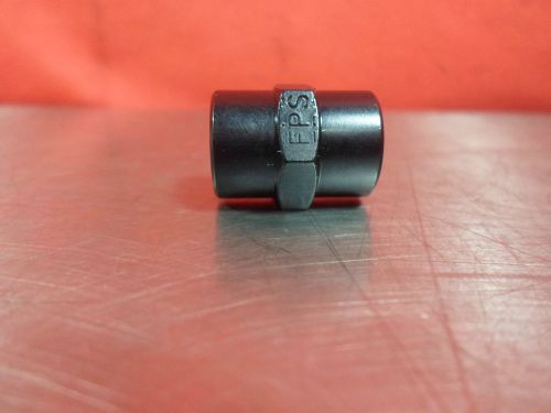 Fragola 491001 black aluminum 1/8 fpt female pipe coupler