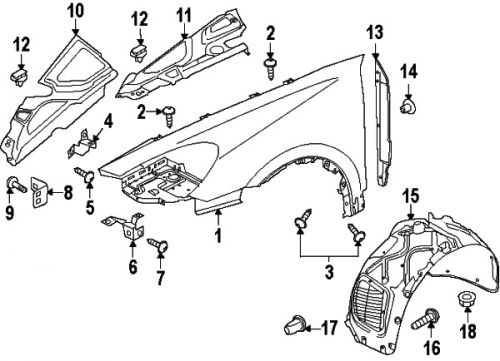 Porsche 9585564420001c genuine oem upper cover