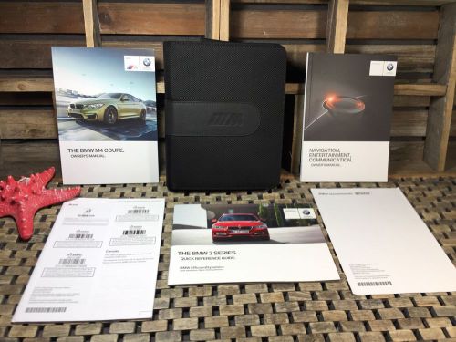 2015 bmw m4 coupe owners manual + navigation book (buy new oem)