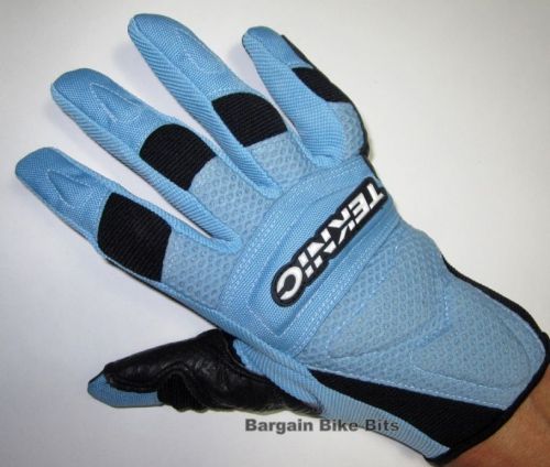 Teknic female gloves blue new sm on-road/off-road motocross ladies womens rrp$59