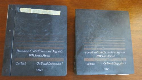 1994 ford powertrain/emissions-diagnosis car/truck on-board diagnostics vol 1&amp;2