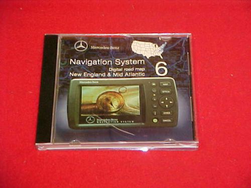 1999 2000 original mercedes navigation cd map new england disc 99 00