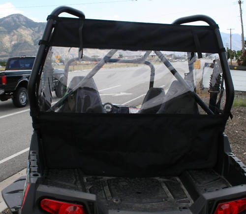 Polaris 800 rzr 4 seat rear window/dust barrier