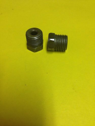 3/16-9/16&#034; x 18 tpi  oversize steel tube nuts olive/gold-2 pcs