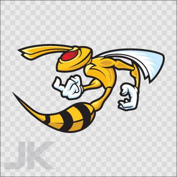 Decals sticker bee hornet wasp insect bees hornets wasps honey 0500 zvax7