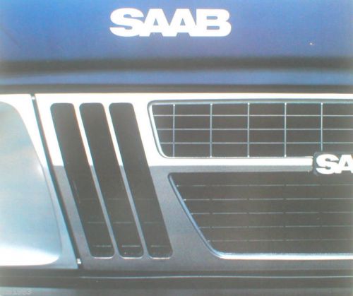 1982 saab 900 brochure/catalog/prospectus:turbo,900s,s