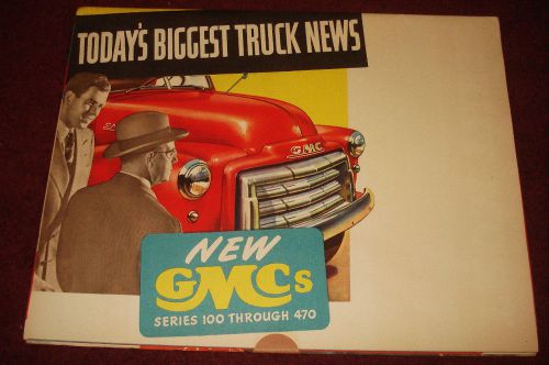 Late 1940&#039;s--1950&#039;s (?) chevrolet (?) / gmc sales catalog / brochure / original