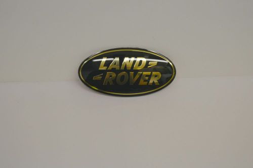 Land rover badge green and gold genuine land rover