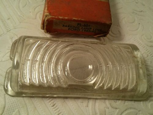 1942-46 ford turn signal/parking light lens (glass) pl- 601 nos