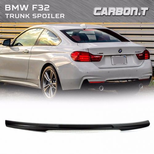 Unpainted 2016 abs bmw f32 4-series 2d coupe m4 type trunk spoiler wing