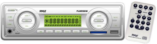 Pyle marine audio plmr88w am fm - mpx marine in-dash receivers w/ usb &amp; sd port