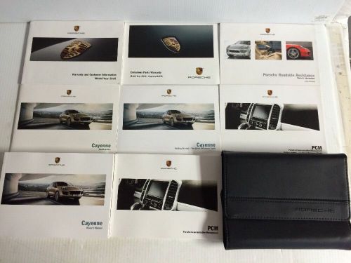 2016 porsche cayenne complete suv owners manual books nav guide case 16 models