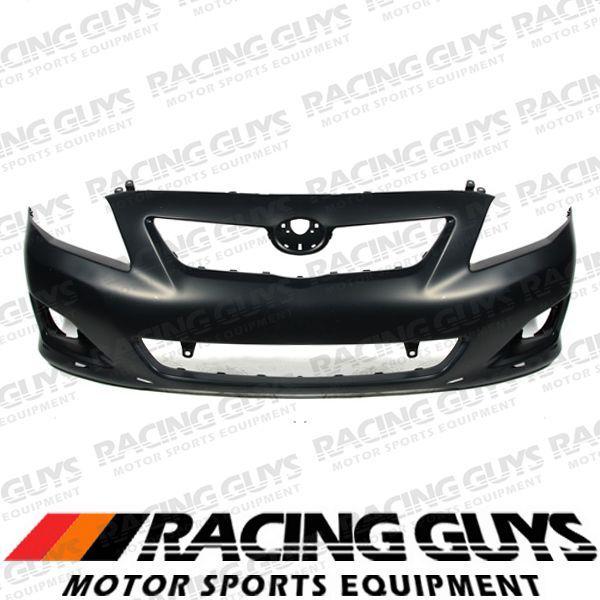 09-10 toyota corolla usa/can front bumper cover primed facial plastic to1000342