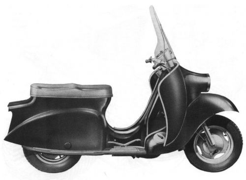 Velocette viceroy motorcycle service manual for scooter overhaul service repair