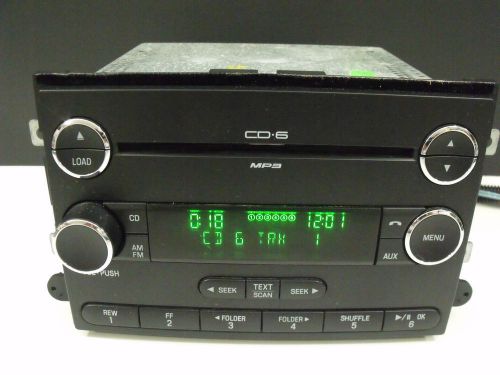 Taurus sable expedition chrome 6 disc changer radio oem # 9e51-18c815-aa #1031