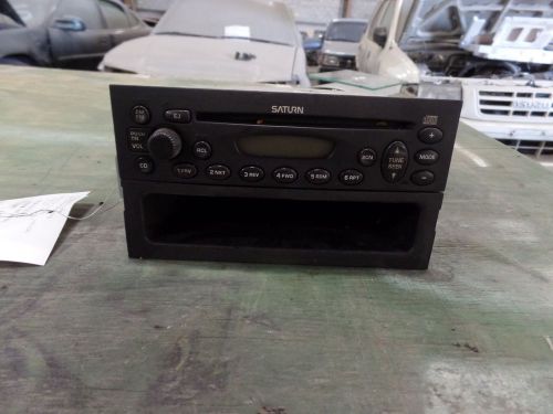 03 saturn ion a/v radio stereo audio am fm cd player unit 21025330