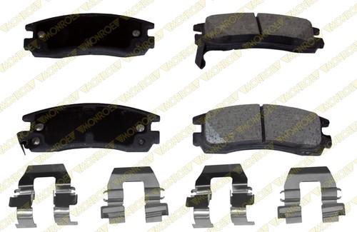 Monroe gx698 brake pad or shoe, rear-monroe prosolution ceramic brake pad