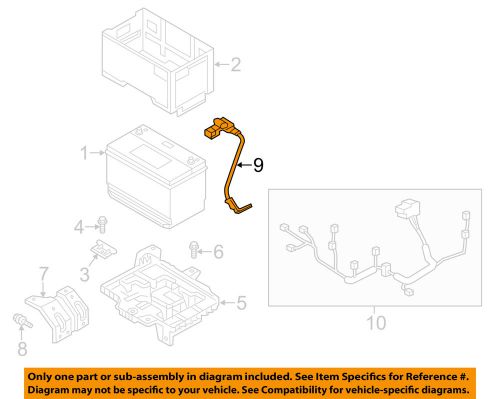 Hyundai oem 13-15 santa fe 3.3l-v6 battery-sensor 371802w000