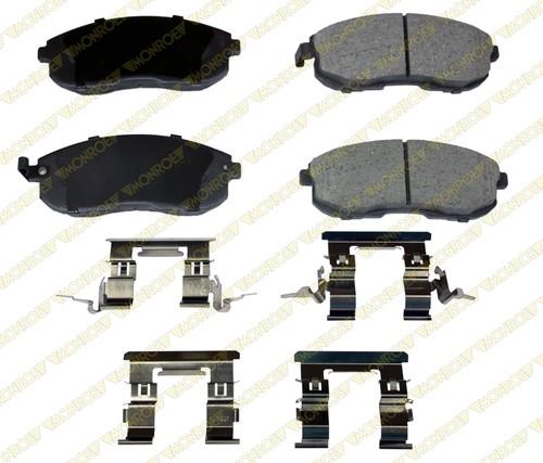 Monroe gx653 brake pad or shoe, front-monroe prosolution ceramic brake pad