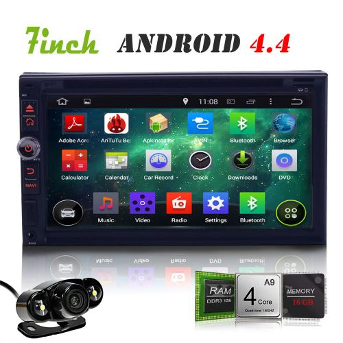 Quad-core 7&#034; android 4.4 mirror-link car stereo gps 3g wifi navi dvd player