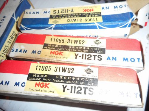 Y-112ts glow plug- oem- nissan motor co./ ngk----- n.o.s.