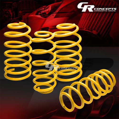 For 03-08 mazda 6 mazda6 mazdaspeed yellow 2&#034;drop cold wounded lowering springs