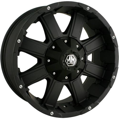 22x12 black mayhem chaos wheels 8x6.5 8x170 -44 lifted dodge ram 3500 ram 2500