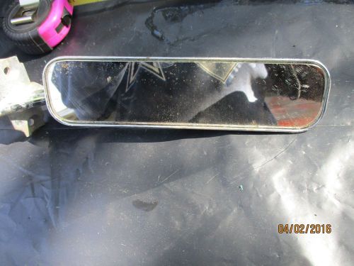 Vintage car rearview mirror